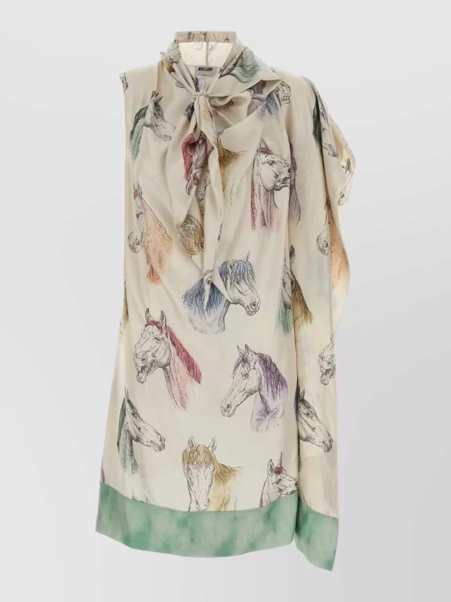 Moschino silk printed blouse