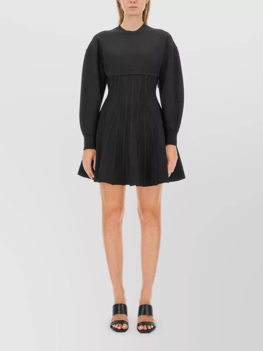Alexander McQueen wool mini dress