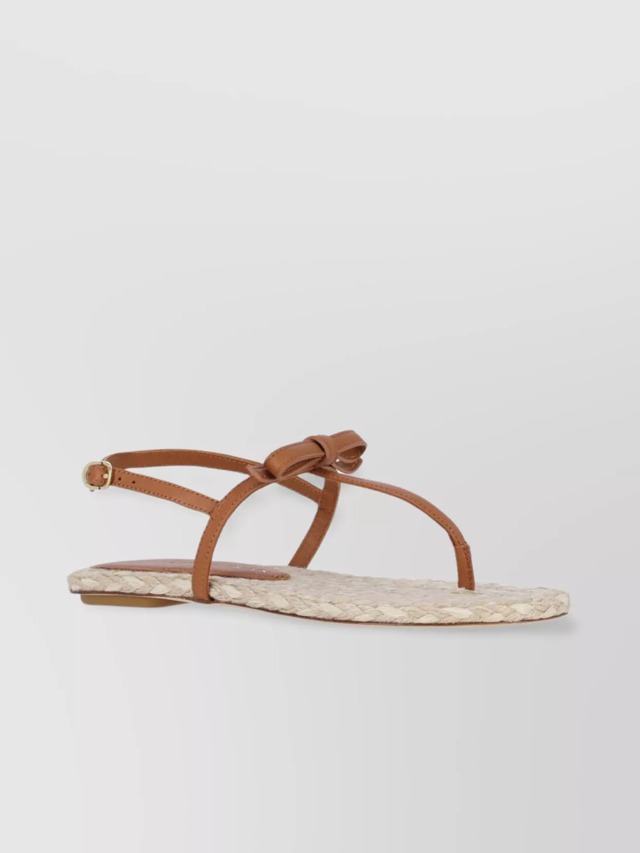STUART WEITZMAN HEEL SANDALS WITH BRAIDED AND FLAT SOLE