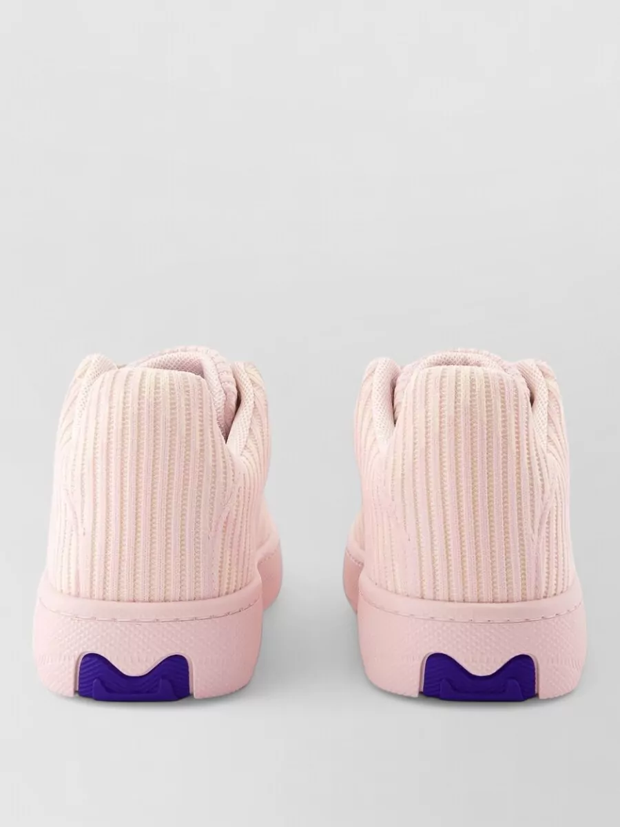 Burberry Calfskin Low-Top Sneakers
