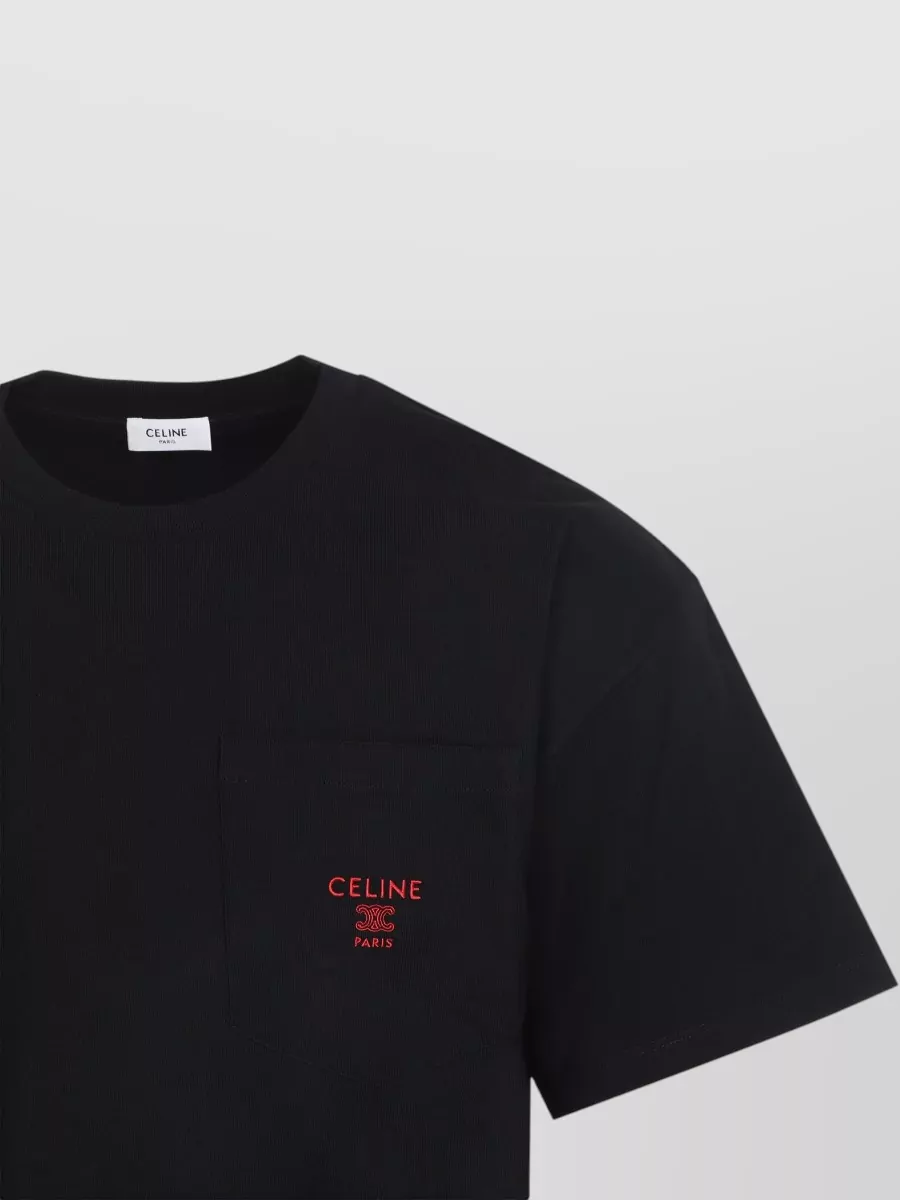 Celine Relaxed-Fit Cotton Short-Sleeve T-Shirt