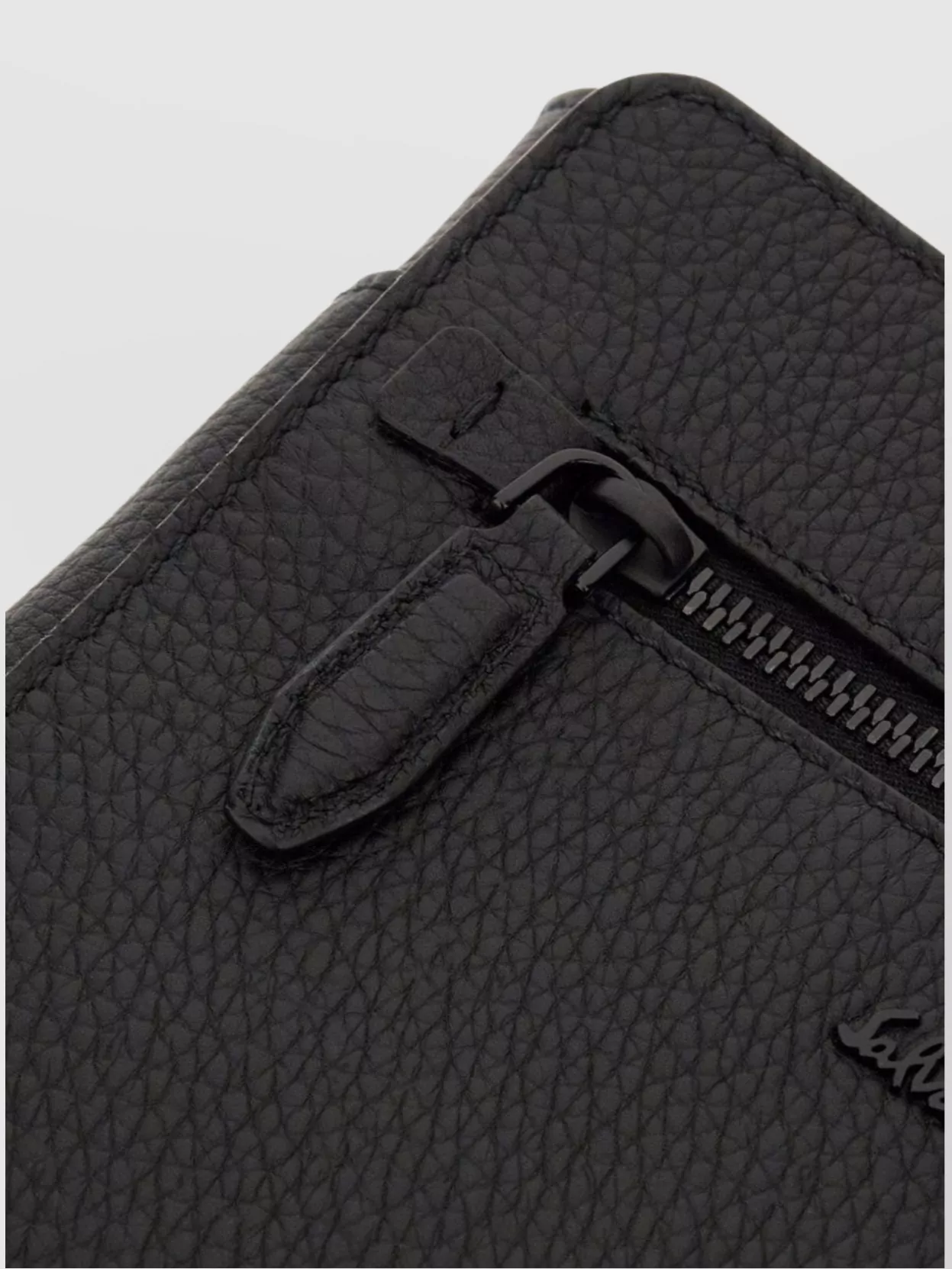 Ferragamo Leather Crossbody Bag With Adjustable Shoulder Strap