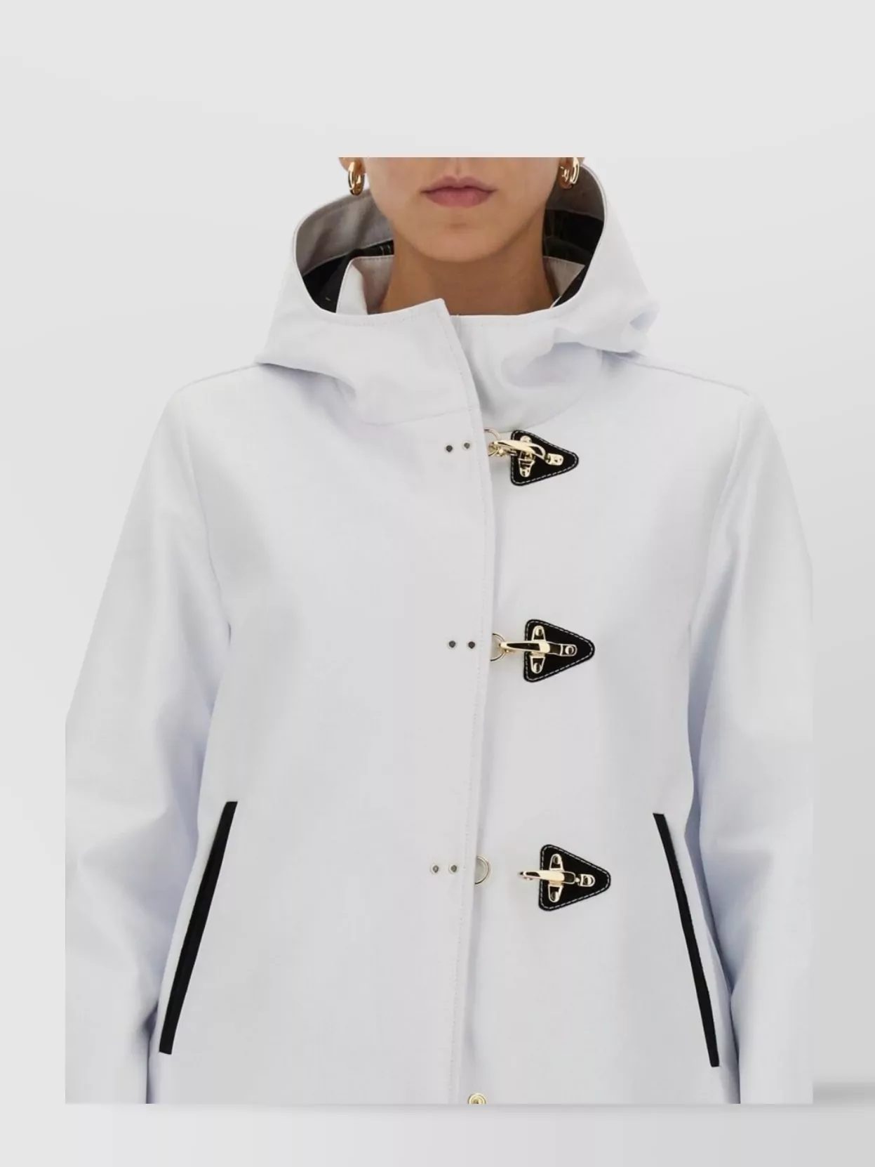 Fay Parka Three-hook Front Pockets In Gray