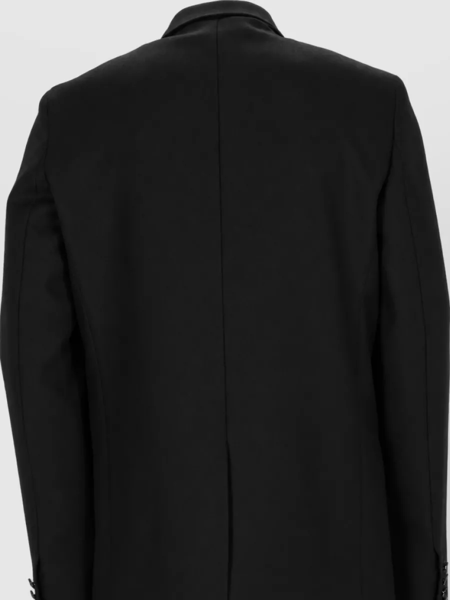 Balenciaga Wool Single Breasted Suit Jacket