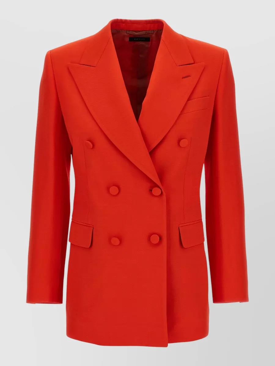 Brioni silk wool double-breasted blazer