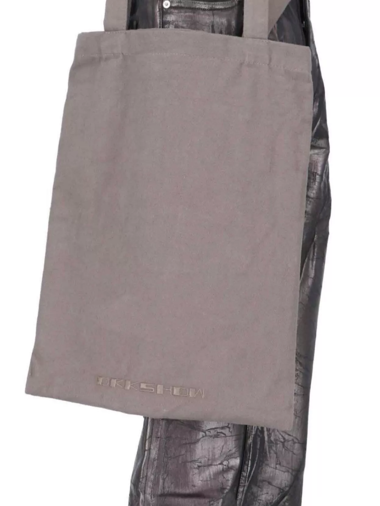 Rick Owens Drkshdw Flared Trousers With Pockets And Loops