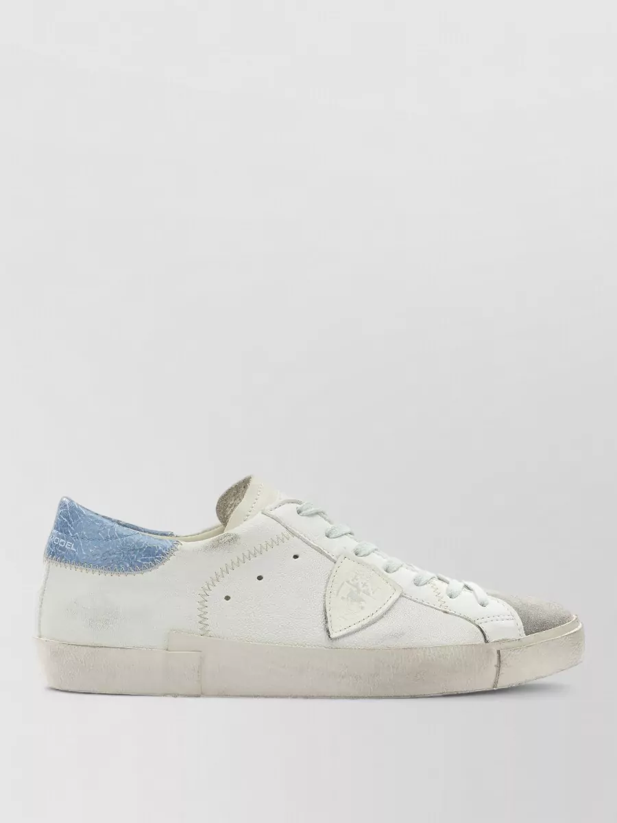 Philippe Model Sneakers Low Top Contrast Heel Tab