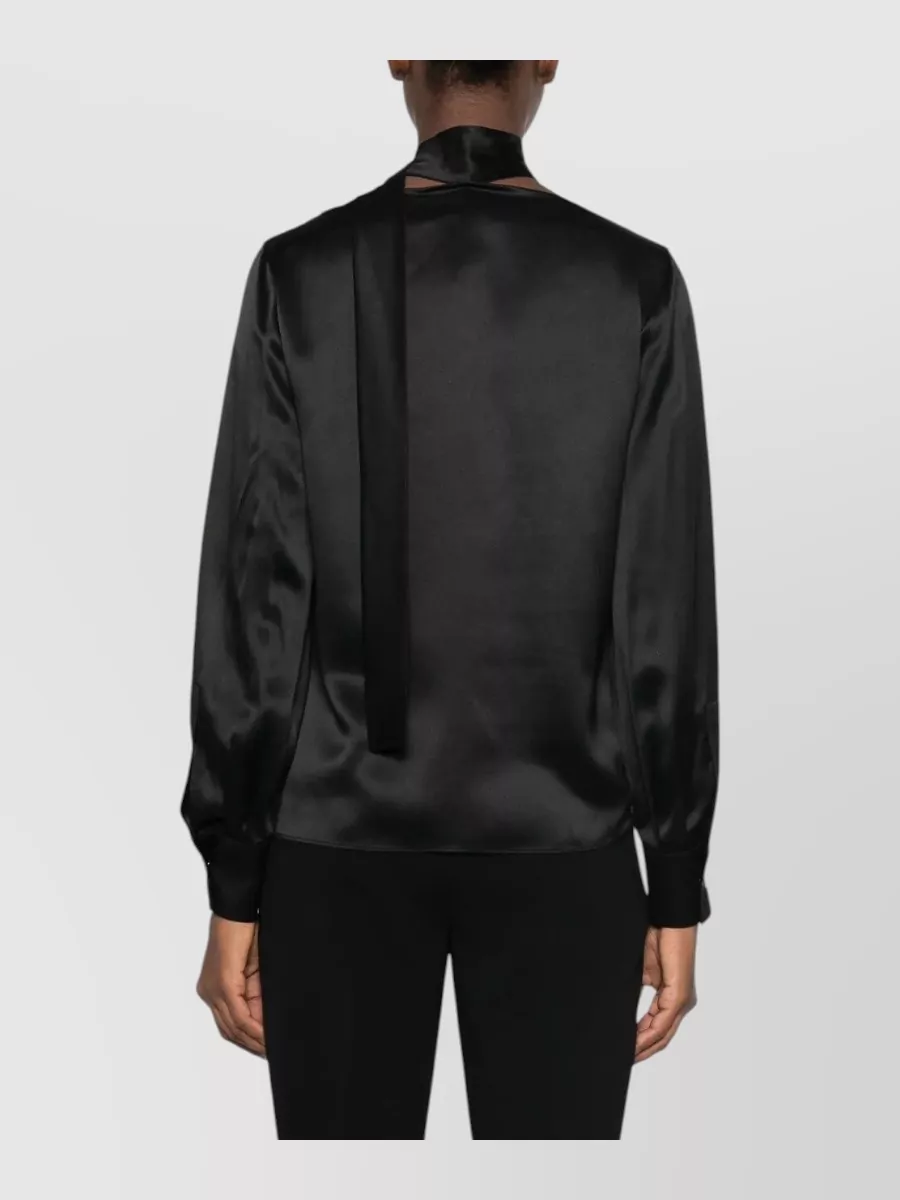 Max Mara Silk Neck Scarf Blouse