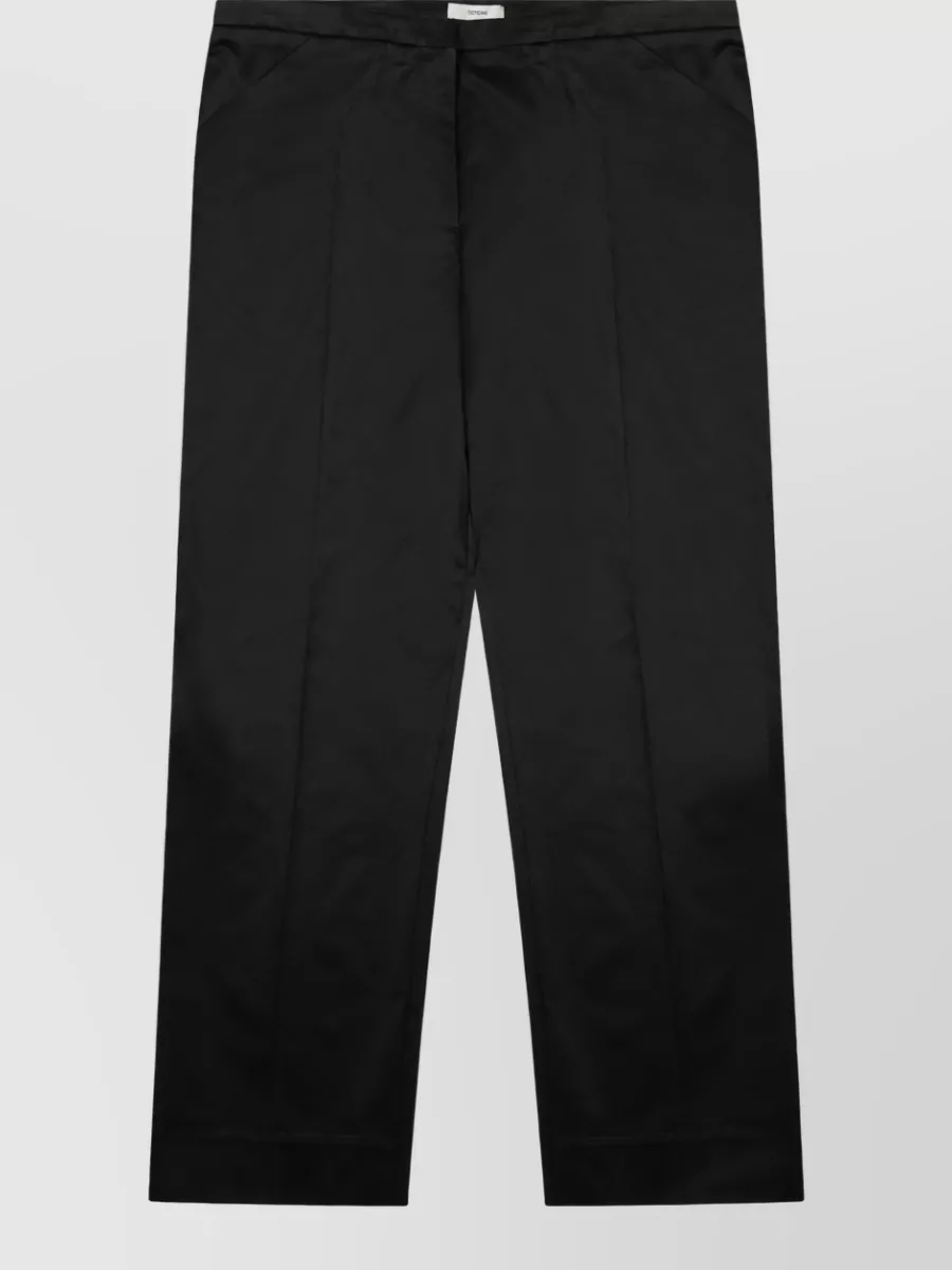 Totême Cropped Straight-Leg Tailored Trousers