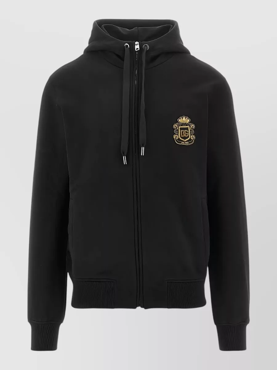 Dolce&Gabbana cotton regular-fit zip-up hoodie