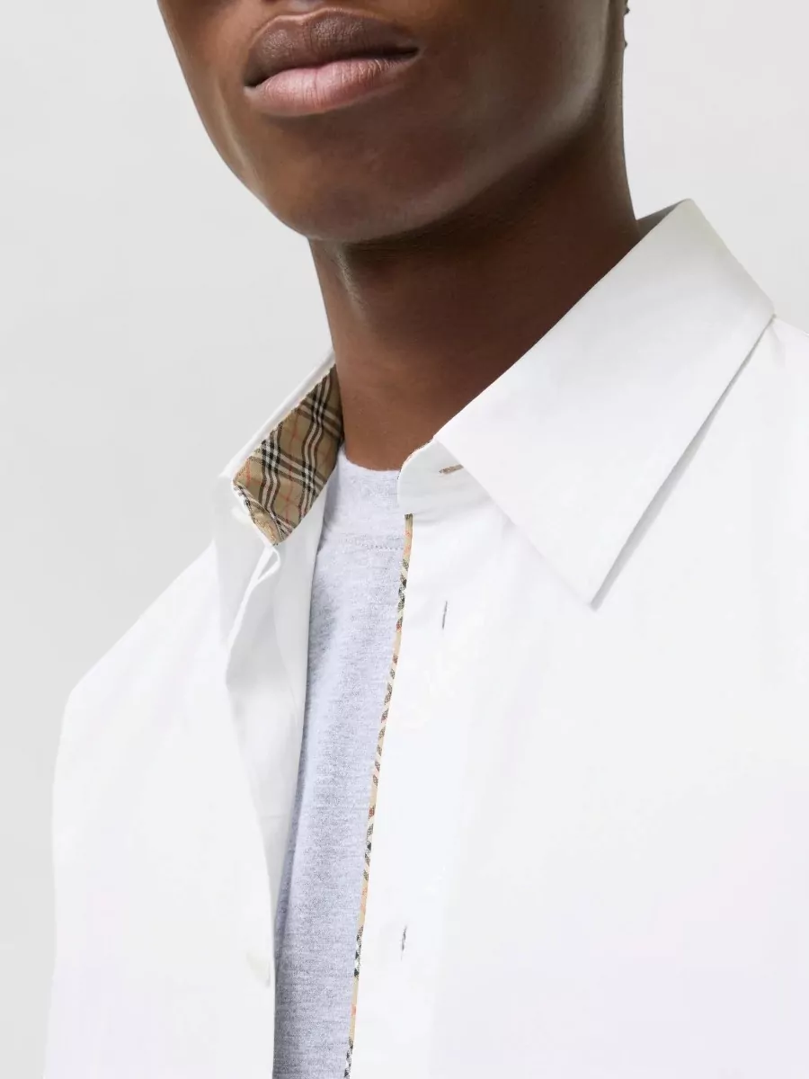 Burberry Cotton Poplin Classic-Fit Long-Sleeve Shirt