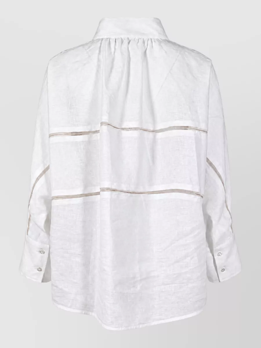 Fabiana Filippi Linen Classic Collar Shirt