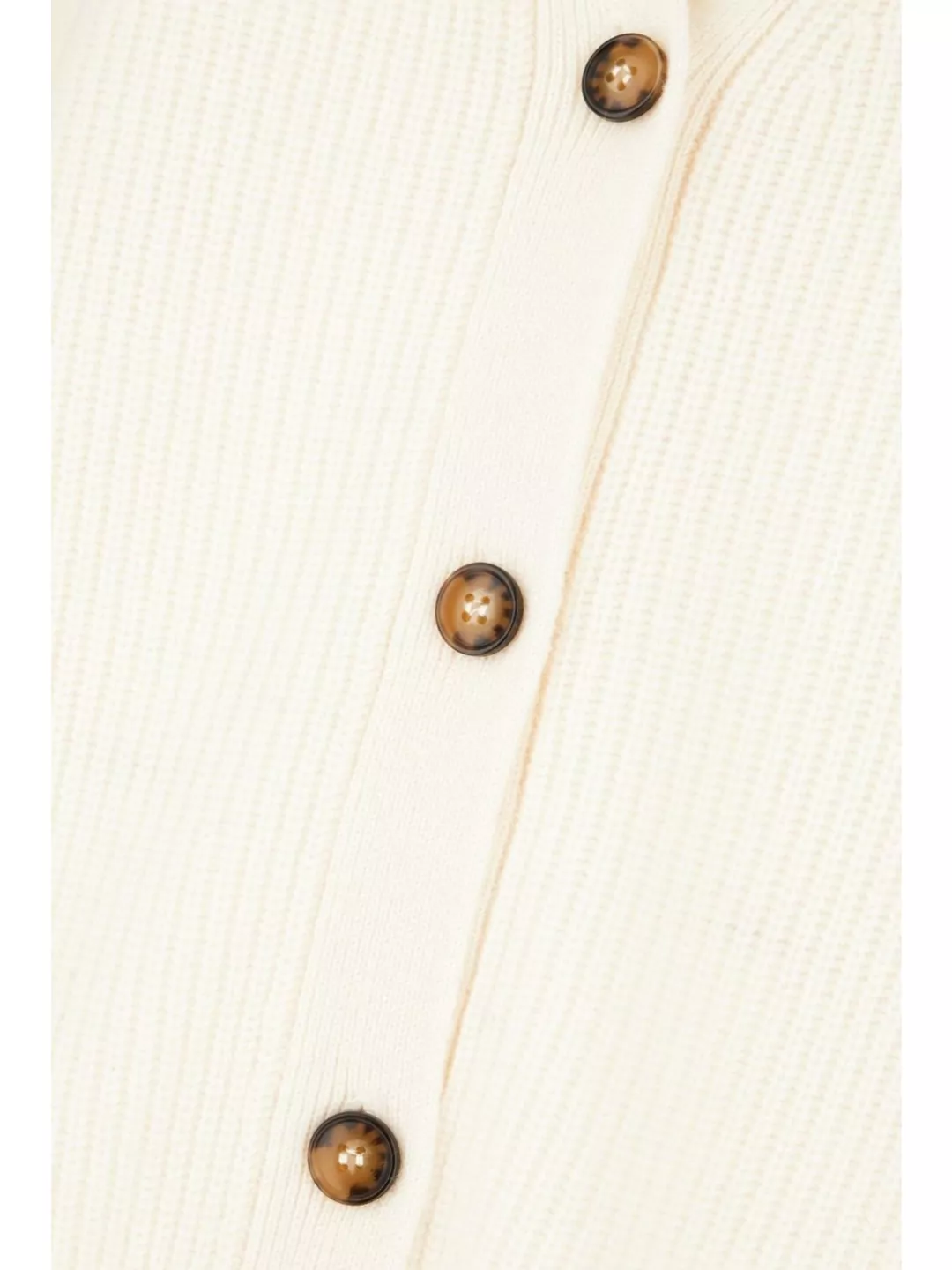 LOULOU STUDIO CASHMERE RIBBED CARDIGAN WITH V NECKLINE 