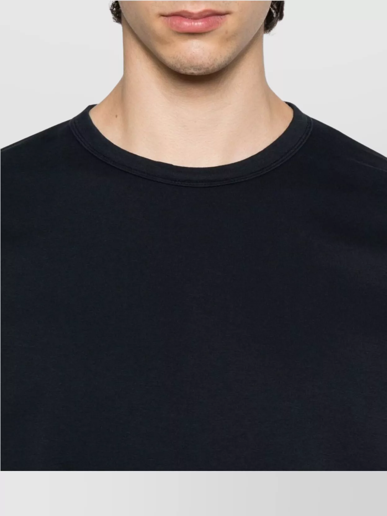 C.p. Company Patched Arm Crew Neck Sweater