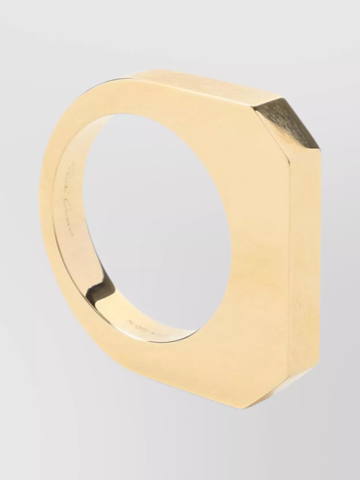 国内送/送関込【Rick Owens】Hollywood Ring Rick Owens Hollywood Ring | Silver | FARFETCH