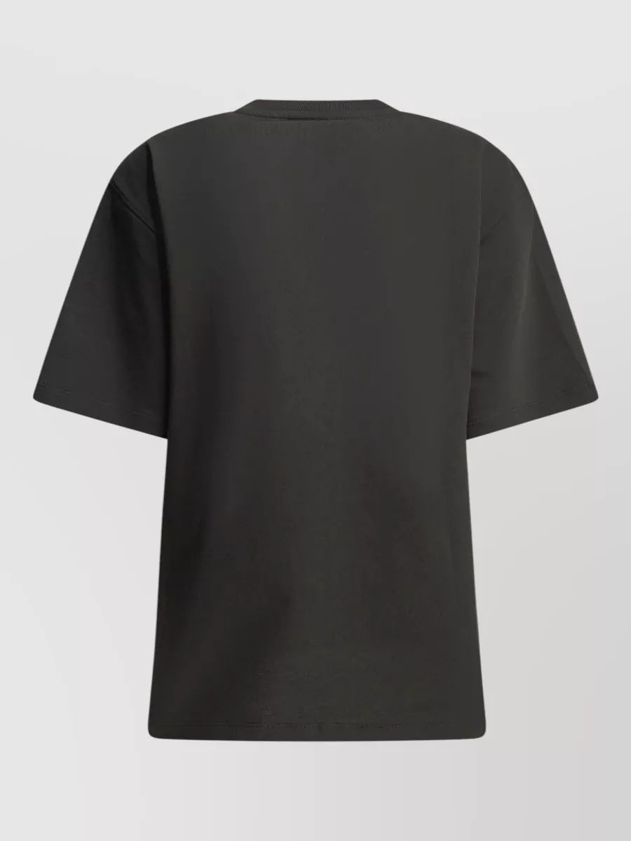 Ganni Organic Cotton Graphic Crew-Neck T-Shirt
