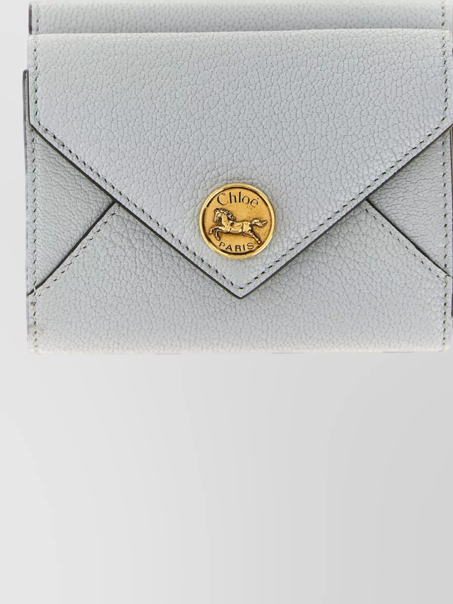 Chloé Leather Envelope Small Tri-Fold Wallet