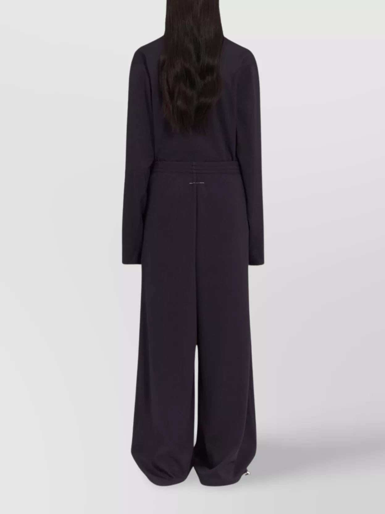 Mm6 Maison Margiela Relaxed Fit Trousers Drawstring Hem