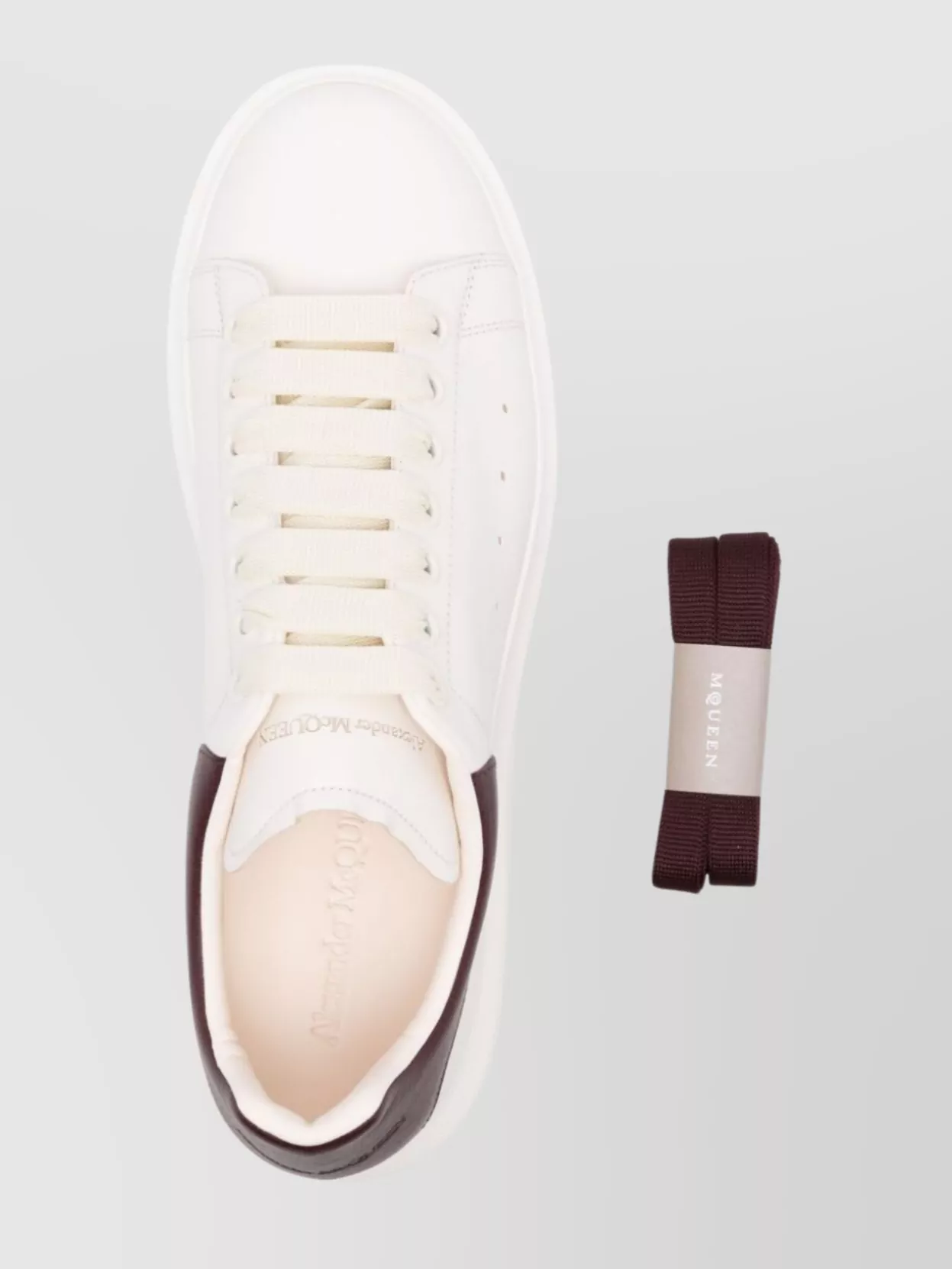 Alexander Mcqueen Oversized Sneaker With Contrasting Heel Tab