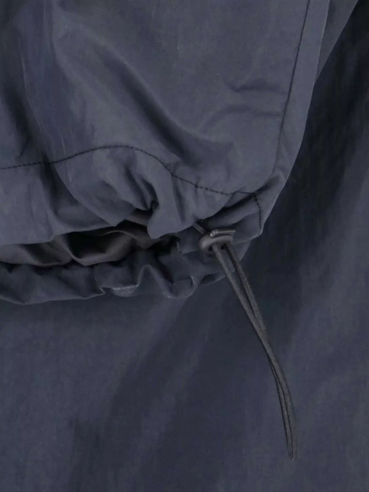 Studio Nicholson Straight Trousers With Elastic Waistband And Drawstring Hem