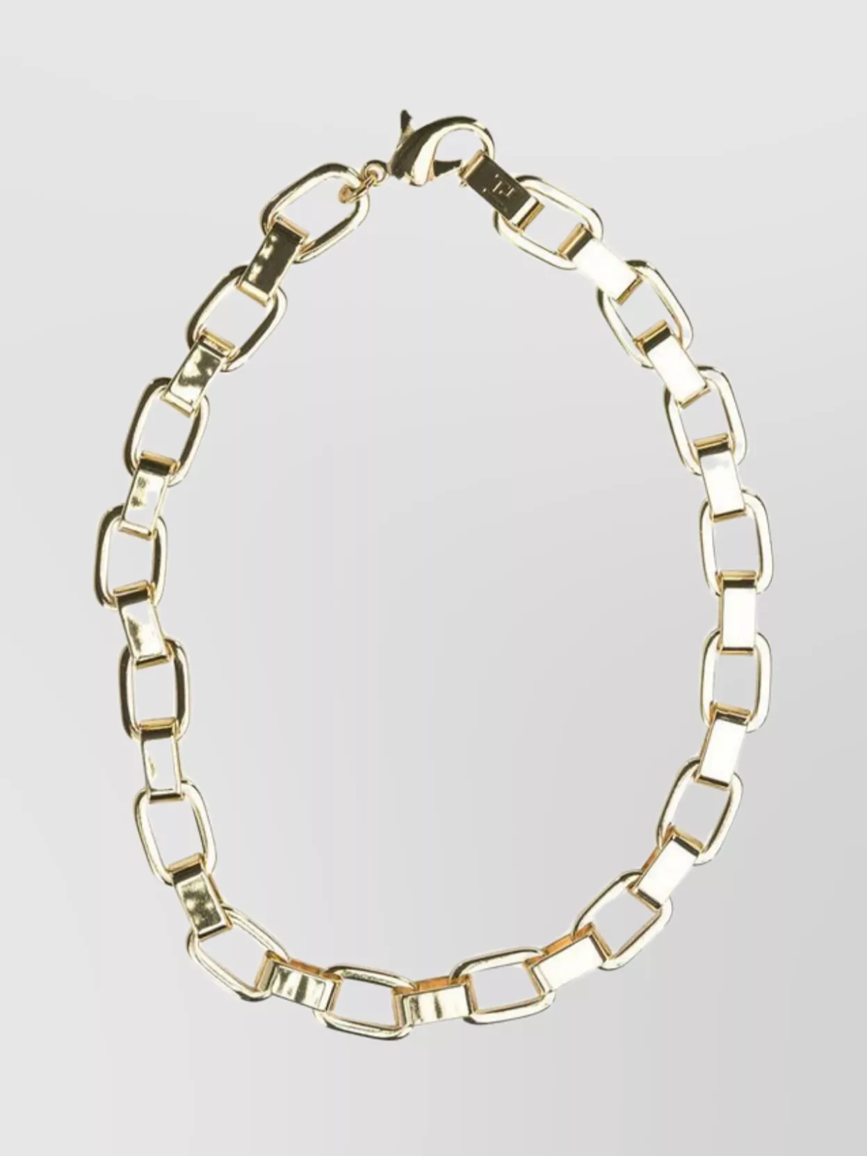 Federica Tosi Chain Link Emily Necklace In Gold