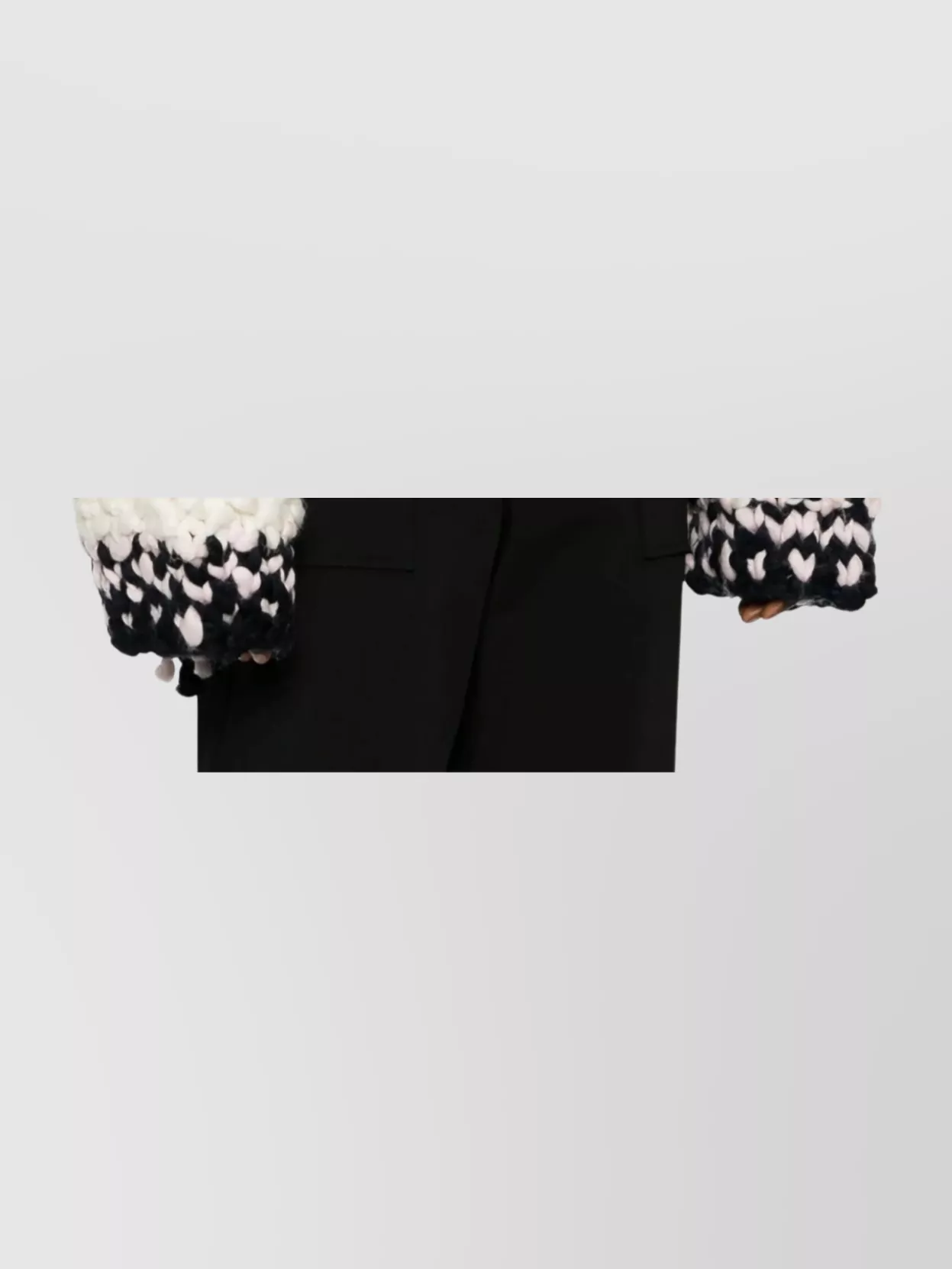 Ganni Handcrafted Chunky Knit Crewneck Sweater