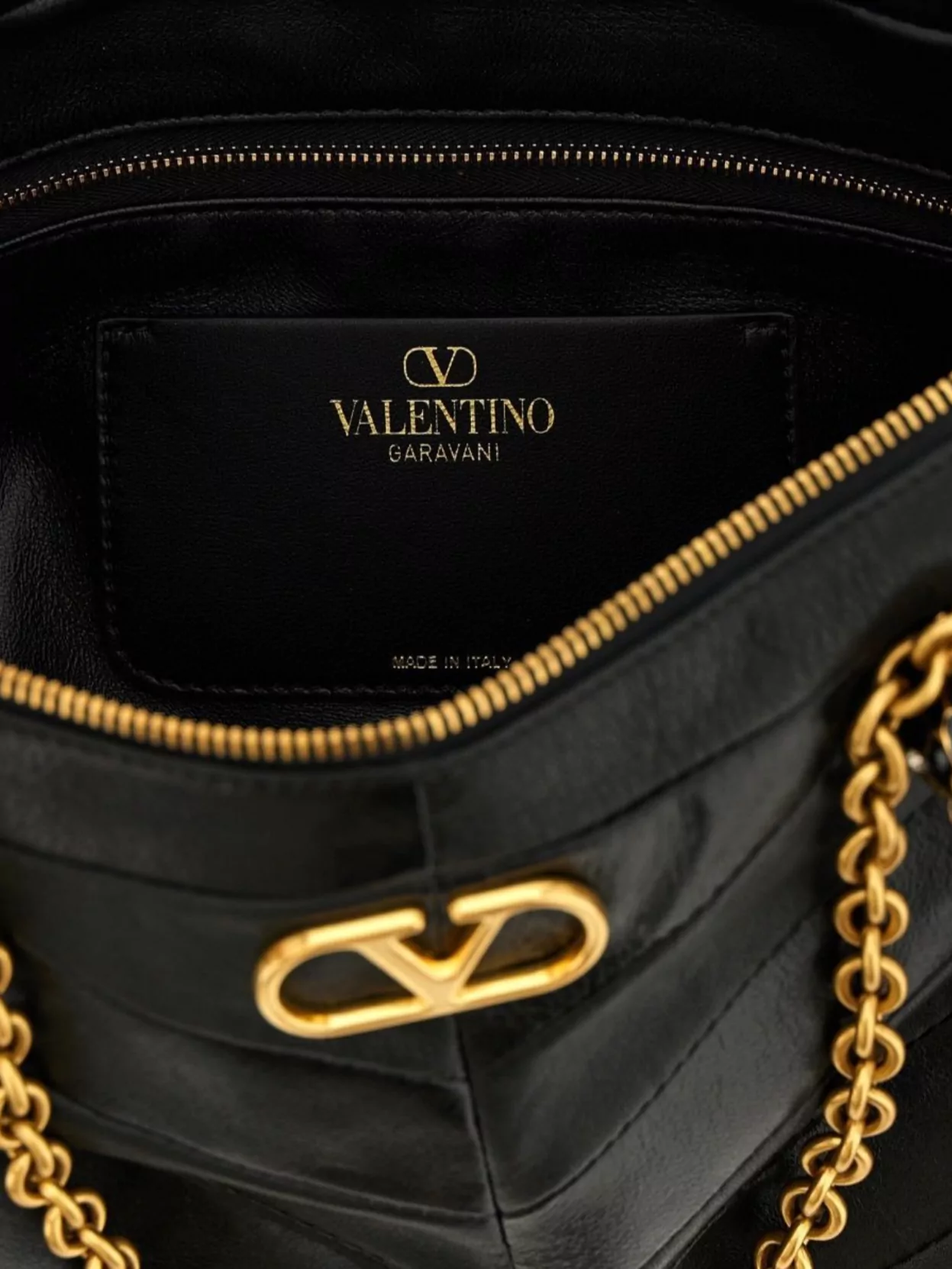Valentino Garavani Panthea Shoulder Bag Chain Strap
