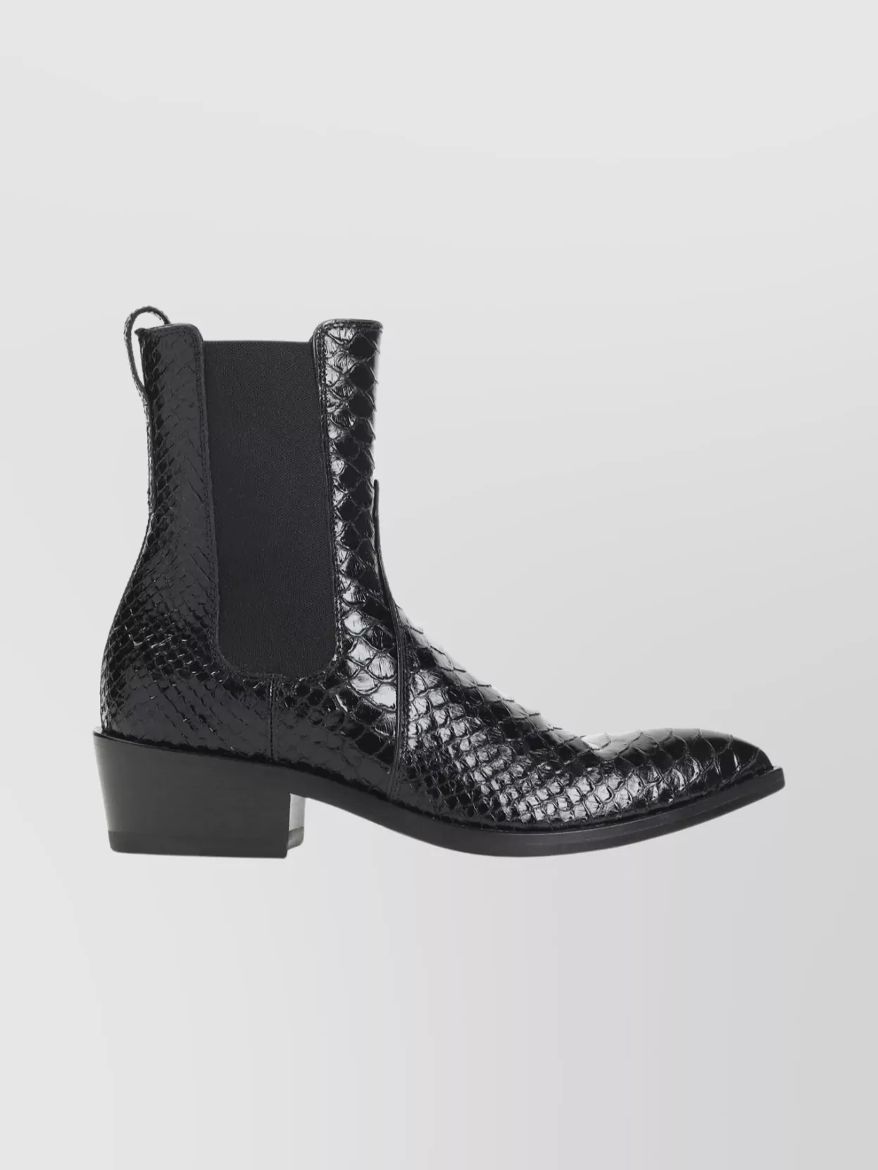 Tom Ford Embossed Leather Ankle Boots