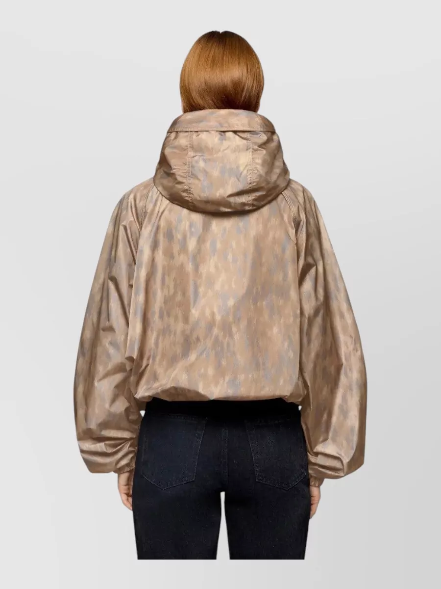 Ganni Printed Oversized Coat