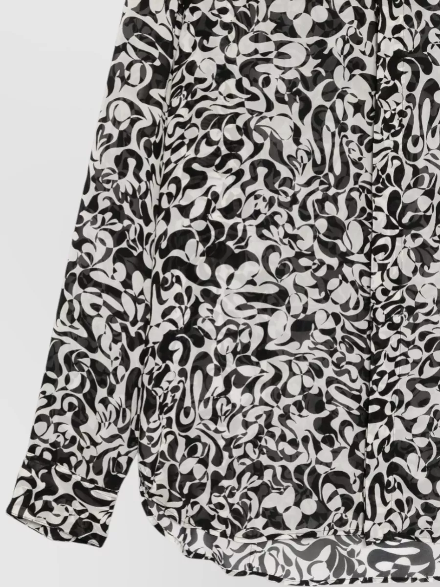 Dries Van Noten Printed Long-Sleeve Shirt