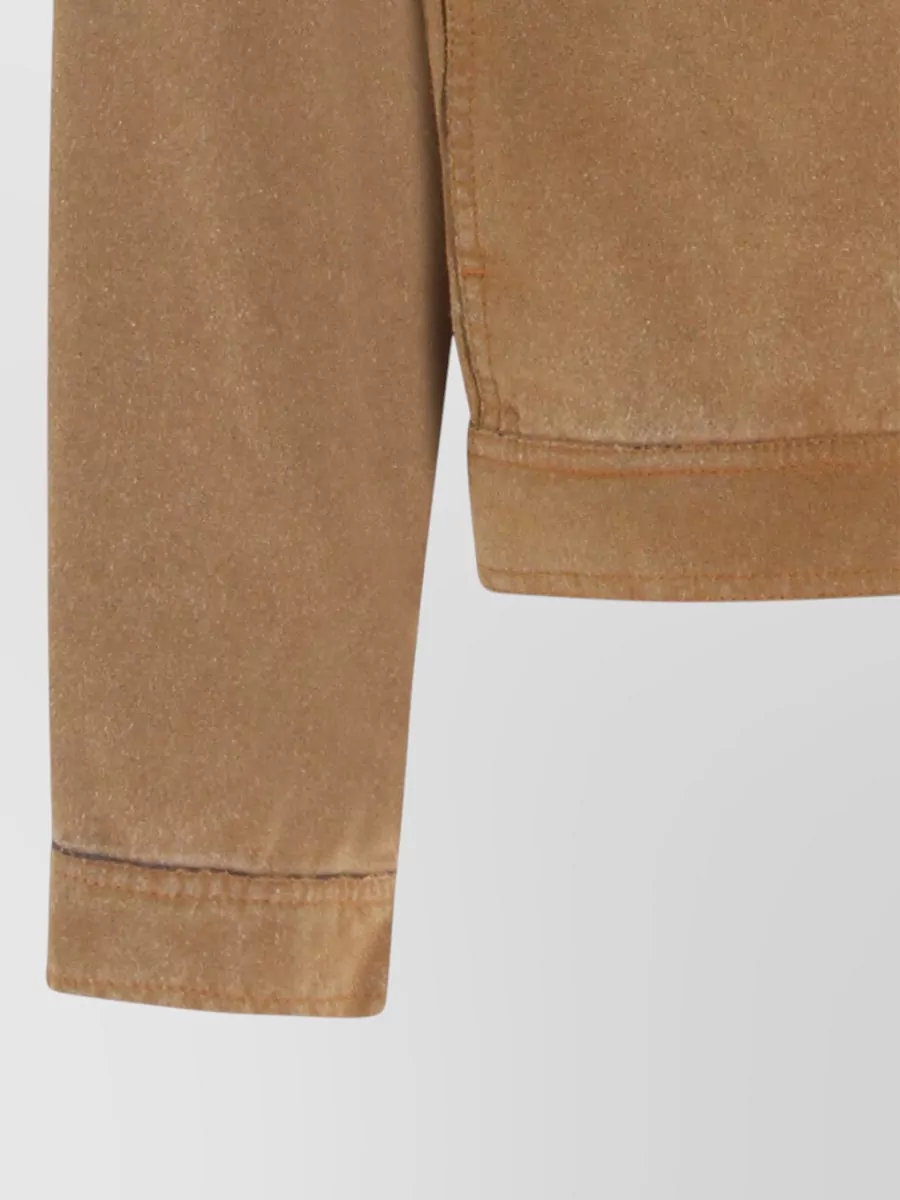 Mm6 Maison Margiela Casual Jacket Long Sleeves Collared Neck Pockets