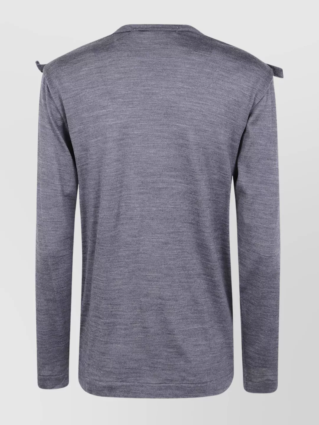 Comme Des Garçons Long Sleeve Ribbed Top With Knot Detail