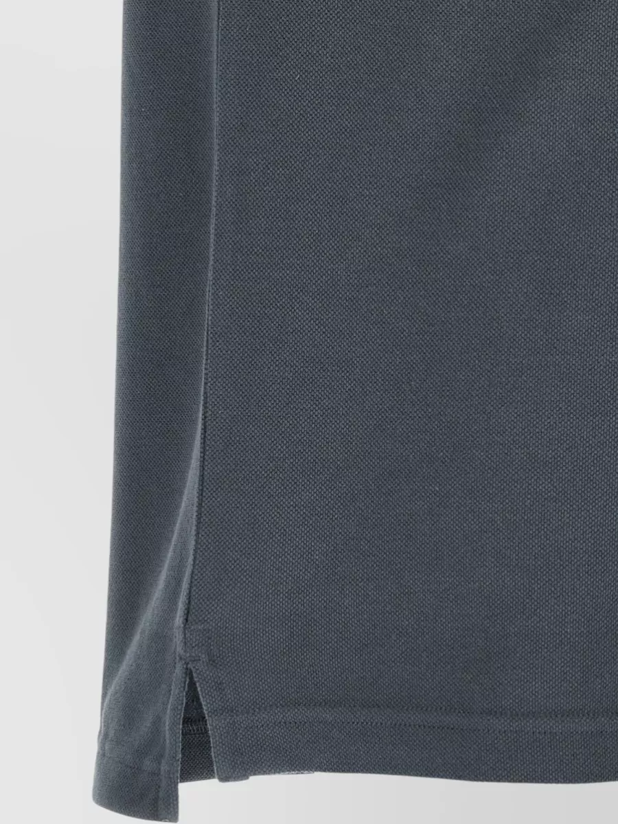 Stone Island Compass Emblem Polo Shirt Short Sleeves