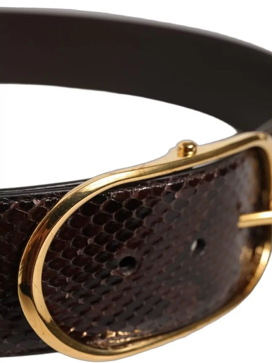 Dolce&Gabbana Python Leather Belt
