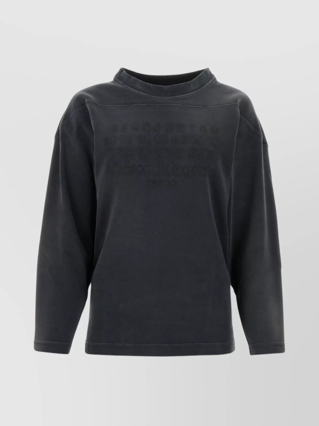 Shop Maison Margiela Cotton Sweatshirt Contrasting Stitchings