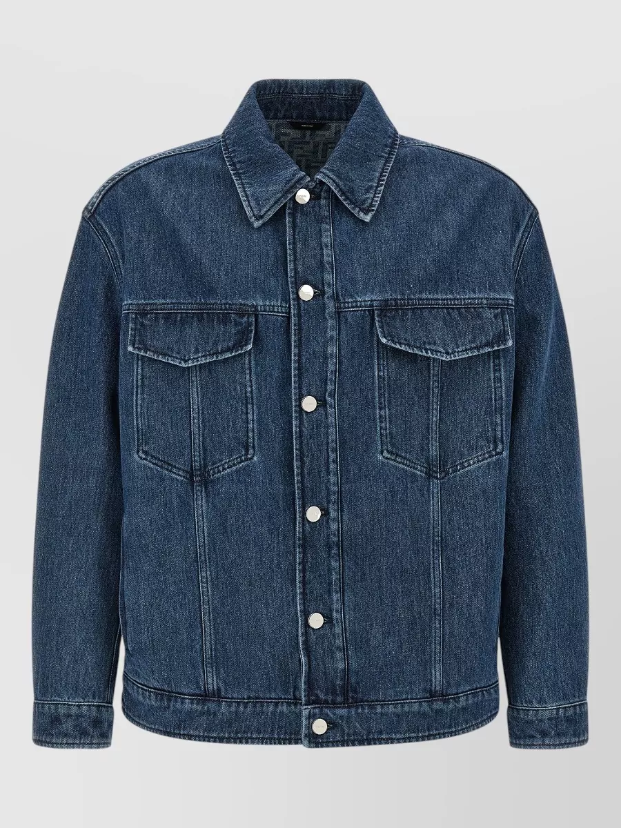 Fendi denim oversized jacket