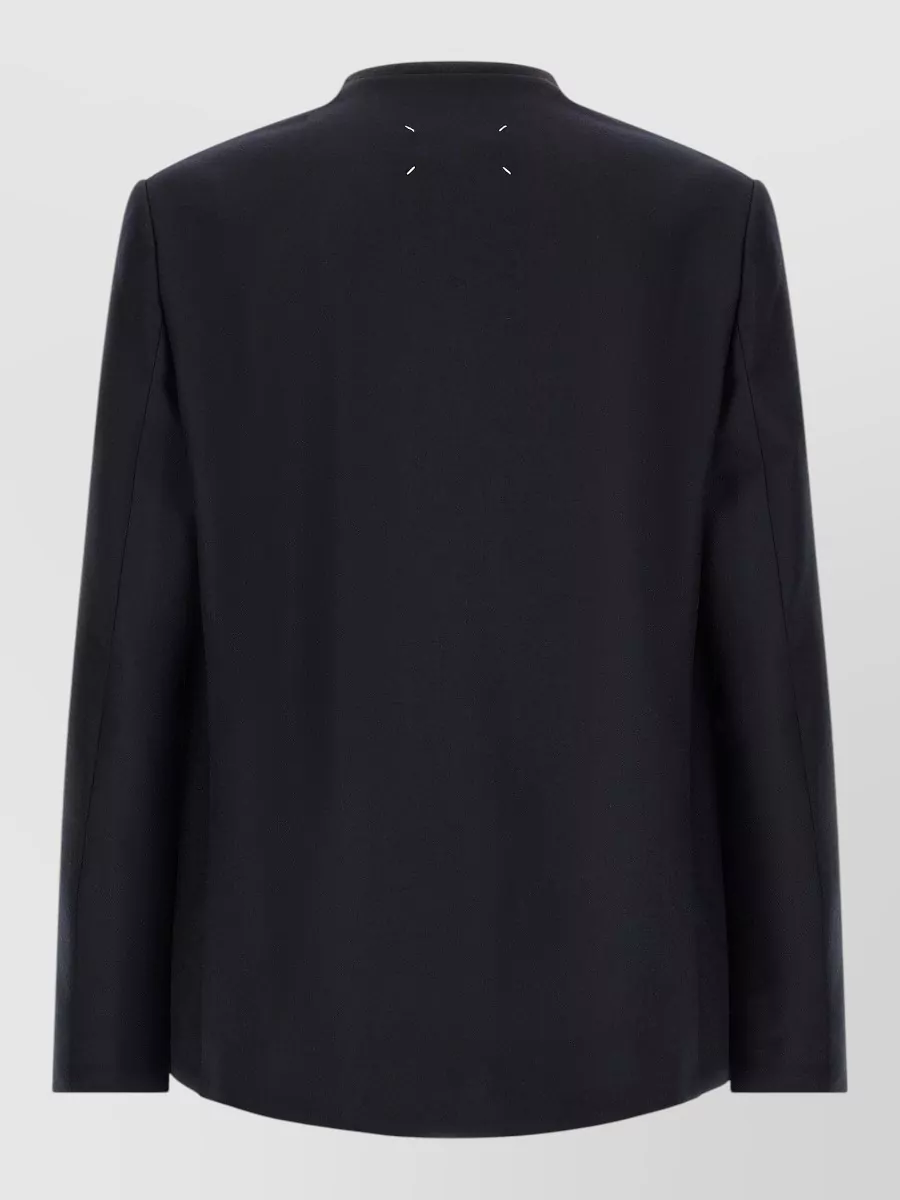 Maison Margiela Virgin Wool V-Neck Suit Jacket