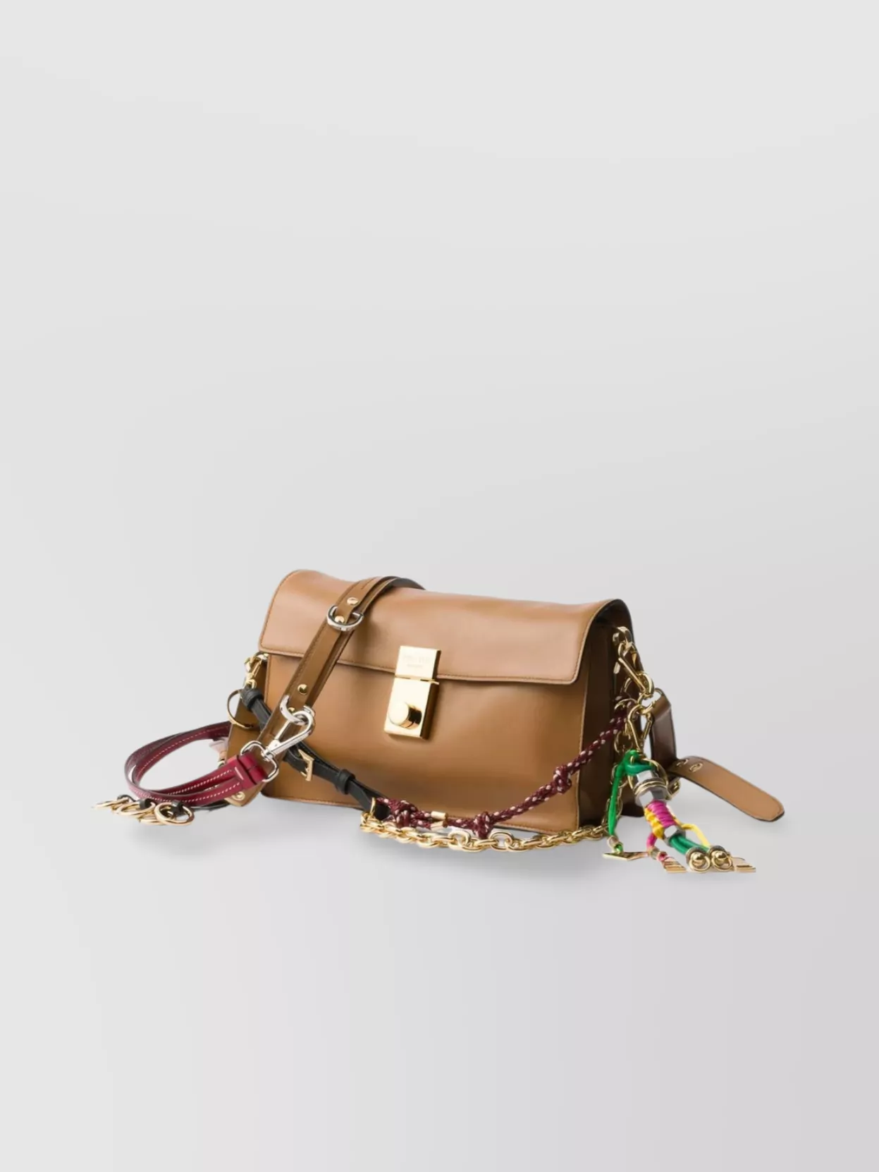 Prada Whispering Calfskin Cross-Body Bag