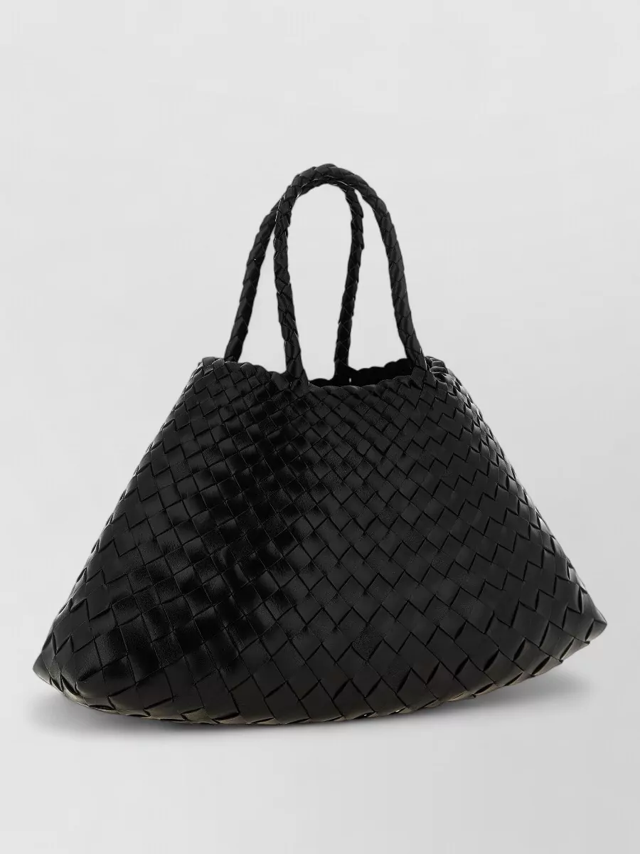 Dragon Diffusion santa croce small leather tote bag