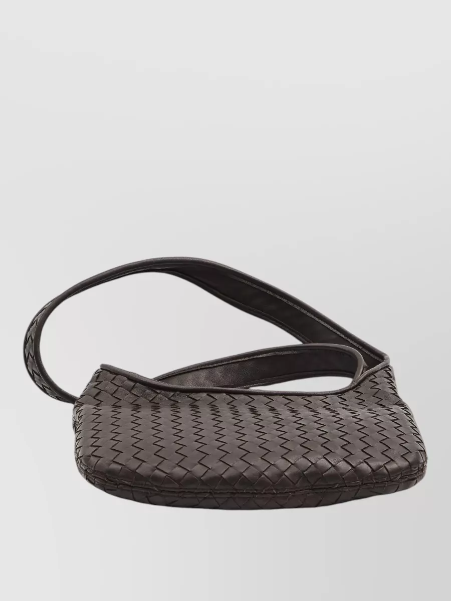 Bottega Veneta Leather Intrecciato Crossbody Bag