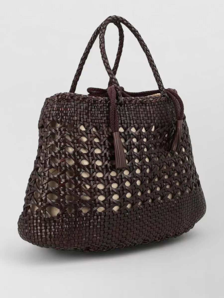 Dragon Diffusion Santa Croce Big Leather Beach Bag