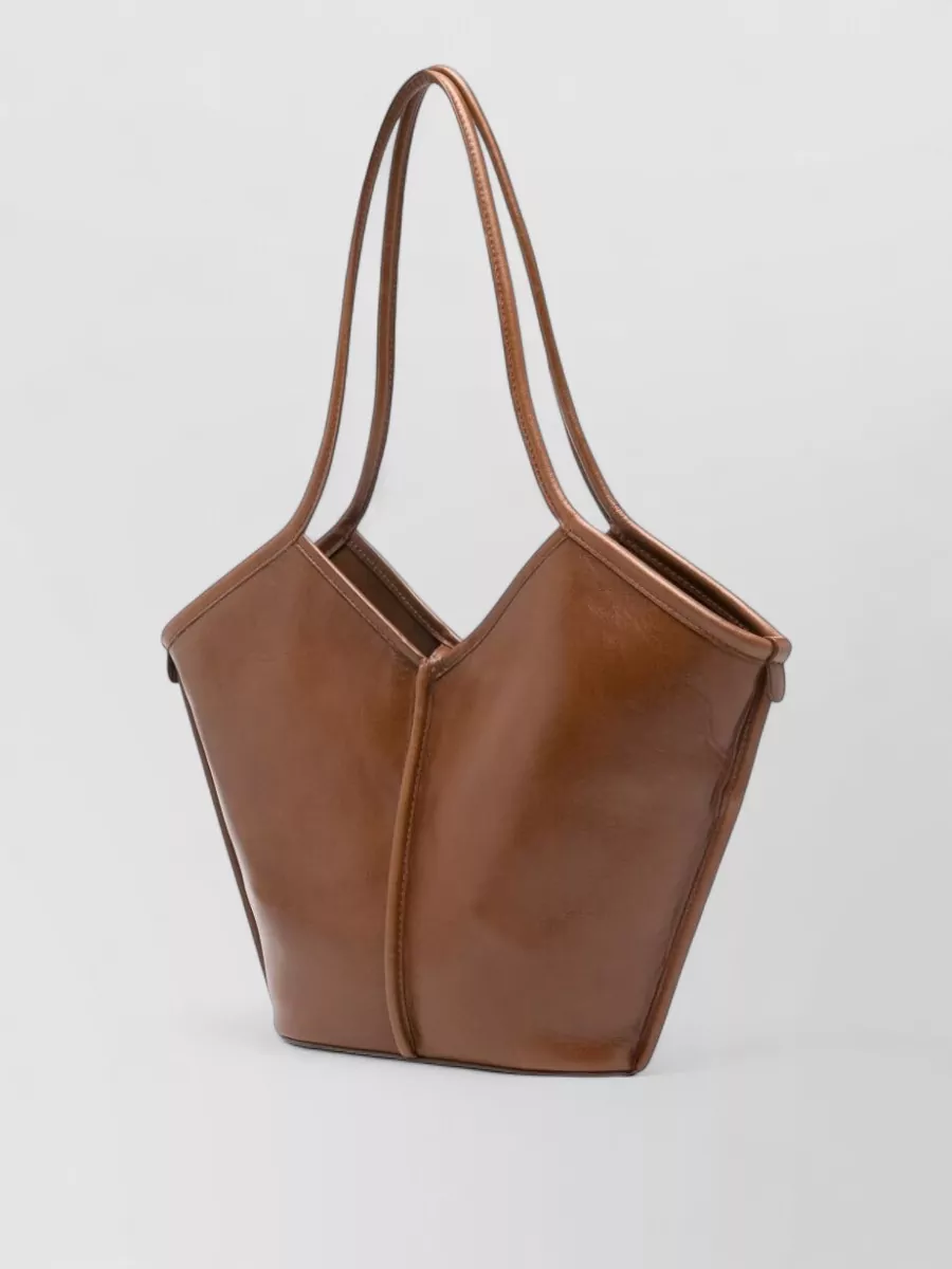 Hereu Calella Leather Tote Bag Double Handles
