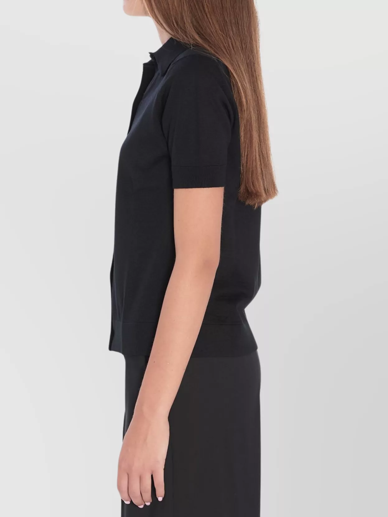 Max Mara Short Sleeve Wool Cardigan