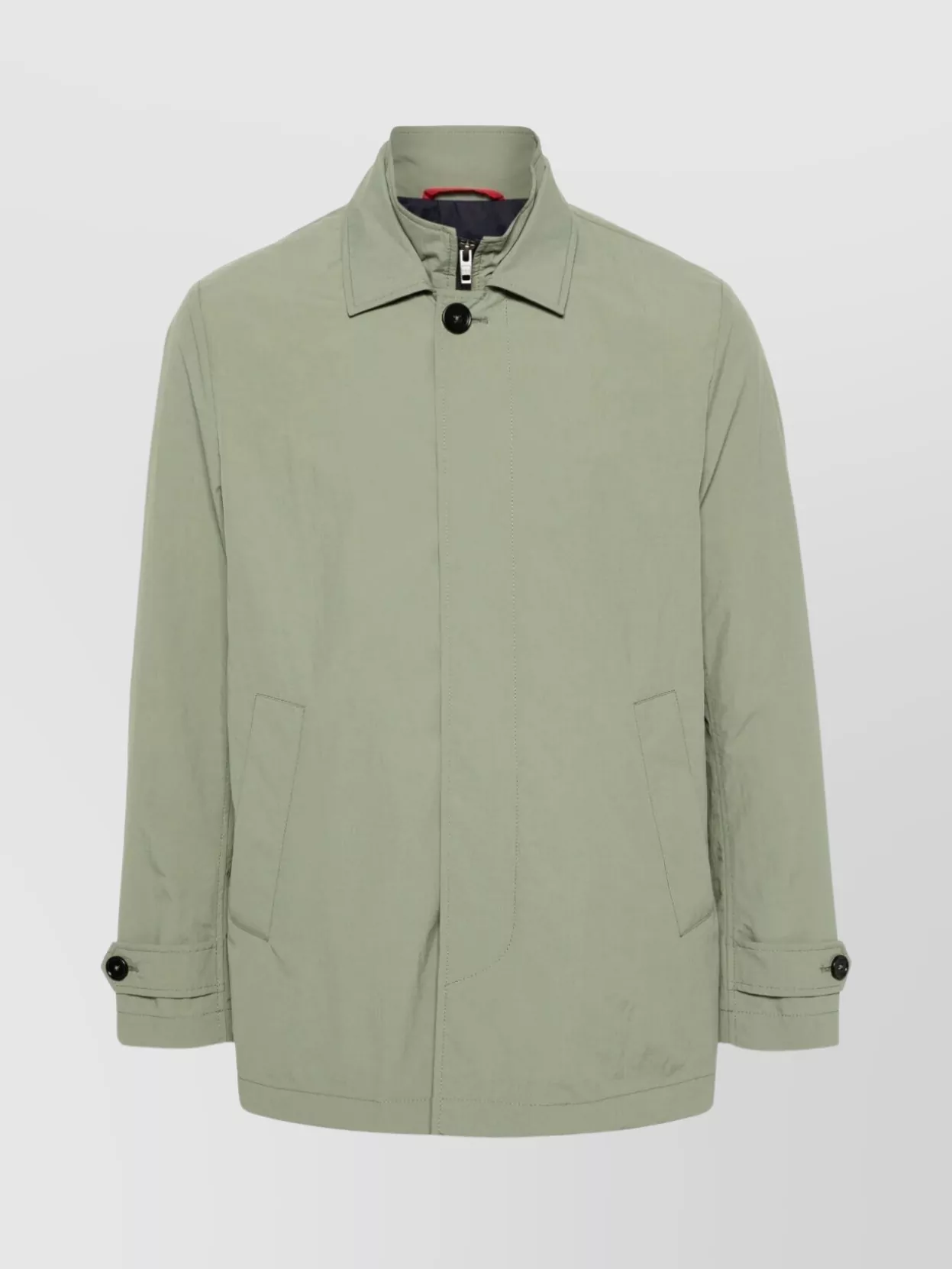 Fay Short Jacket Front Pockets In Gray