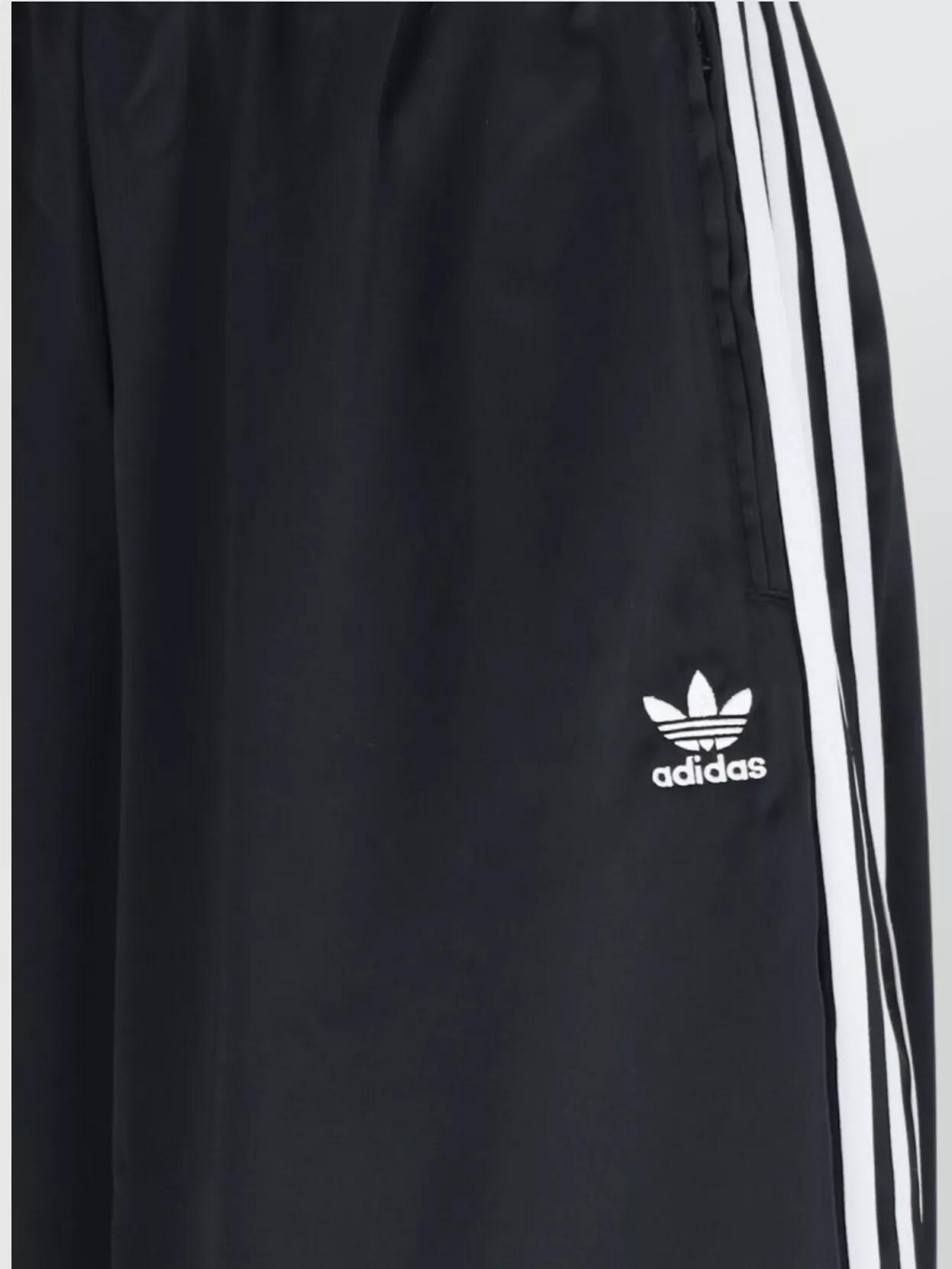 Adidas Straight Trousers Featuring Elastic Waistband