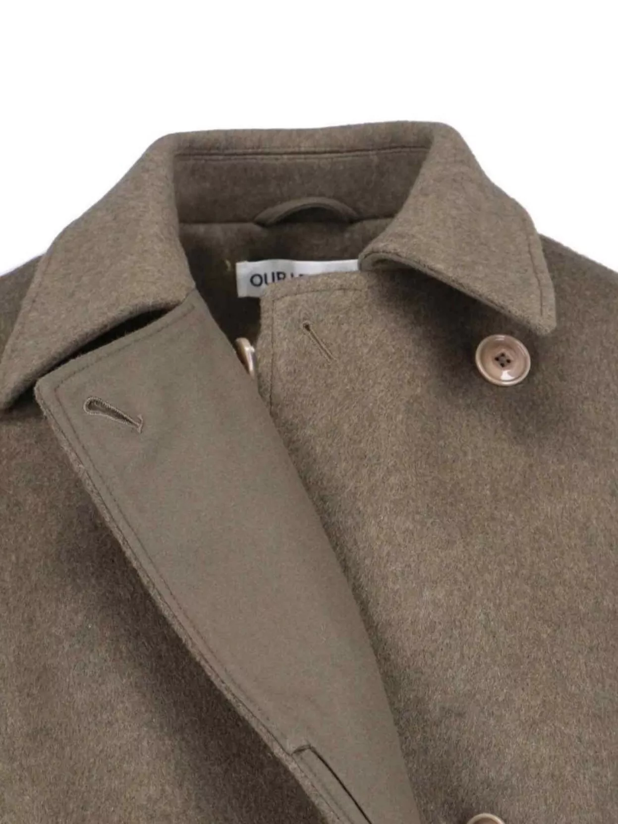 Our Legacy Long Collared Jacket Belted Waist