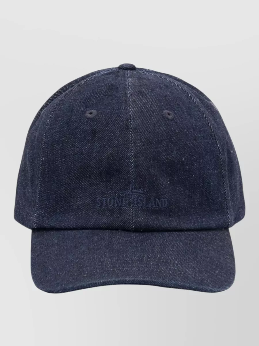 Stone Island denim baseball cap