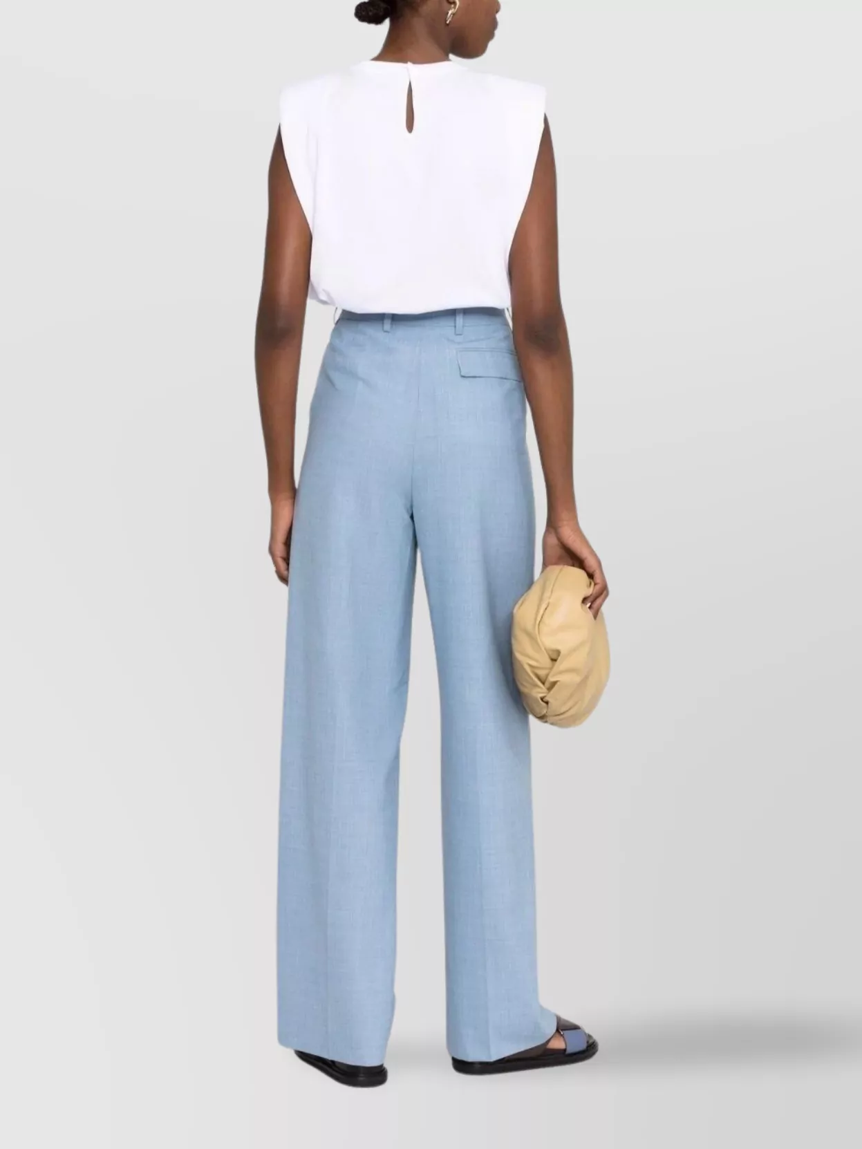 Fabiana Filippi Sleeveless Top Featuring Contrast Trim
