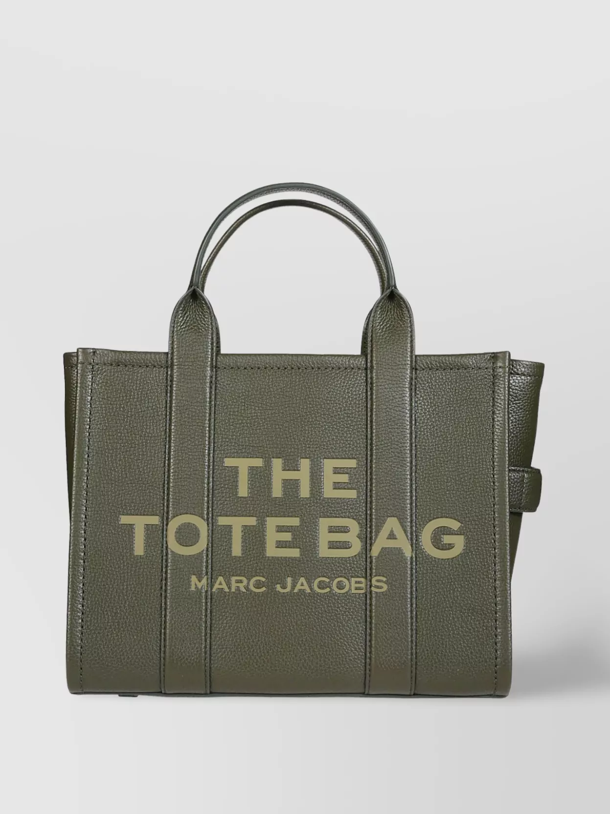 Marc Jacobs Tote Bag With Detachable Strap And Textured Finish In Green