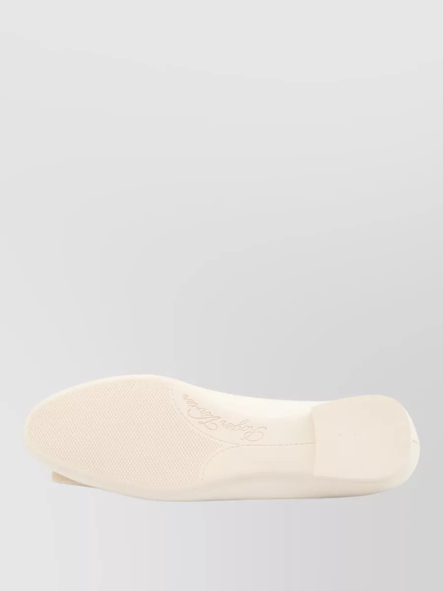 Roger Vivier Gommettine Round Toe Buckle Ballet Flats